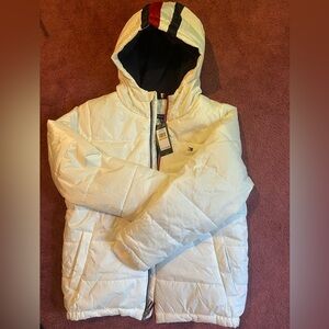 Tommy Hilfiger Boys Puffer Jacket 10-12 M New! White